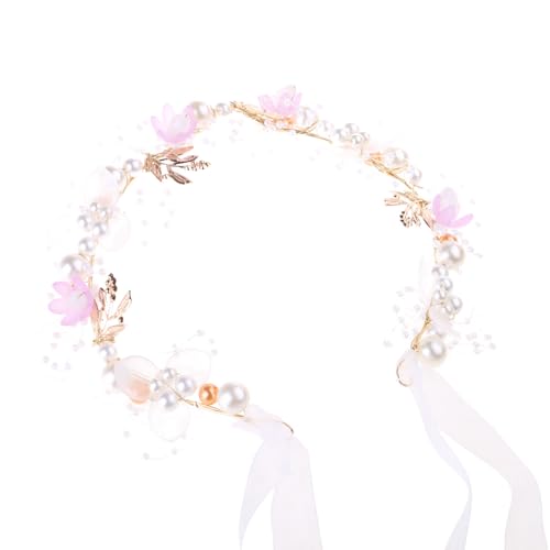 Ethnisches Haarband mit elegantem Blumenkranz, Schmuck, schönes Blumen-Stirnband für Mädchen Ethnisches Haarband mit elegantem Blumenkranz, Schmuck, schönes Blumen-Stirnband für Mädchen von Fcnjsao