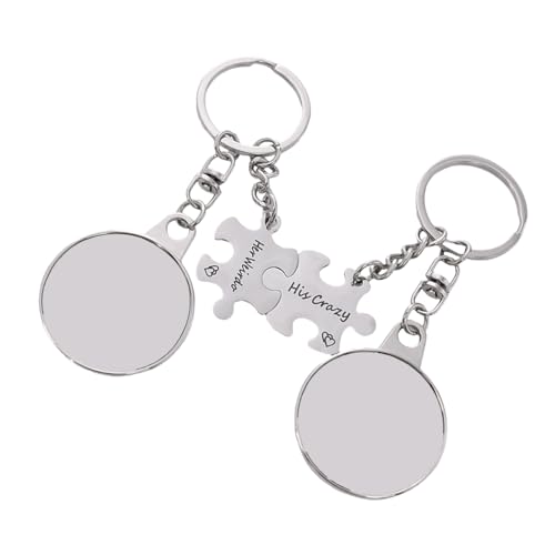 Fcnjsao 2 Teile Sublimation Rohlanks Schlüsselanhänger Doppelseitig Rotatable Photo Keyring Accessoire Für Customes Erstellung Täglich Fcnjsao 2 Teile Sublimation Rohlanks Schlüsselanhänger Doppelseitig Rotatable Photo Keyring Accessoire Für Customes Erstellung Täglich von Fcnjsao