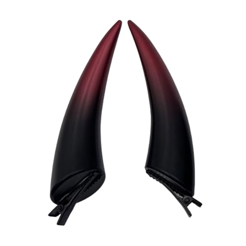 Fcnjsao 3D Teufelshorn Ohrclip Halloween Cosplay Haarspange Haarnadel Cosplay Requisiten für Party Kostüm Frauen Kopfbedeckung Zubehör von Fcnjsao