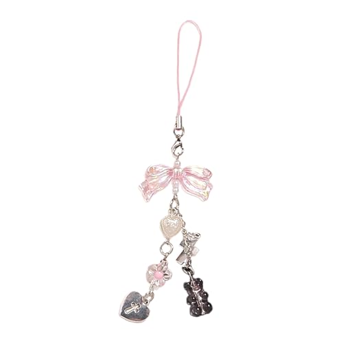 Fcnjsao Acryl Bowknot Telefonkette Handgefertigte Bowknot Keychain Süßes Telefon Anhänger Stylish Telefon Charme Geschenk Für Frauen Und Mädchen Fcnjsao Acryl Bowknot Telefonkette Handgefertigte Bowknot Keychain Süßes Telefon Anhänger Stylish Telefon Charme Geschenk Für Frauen Und Mädchen von Fcnjsao