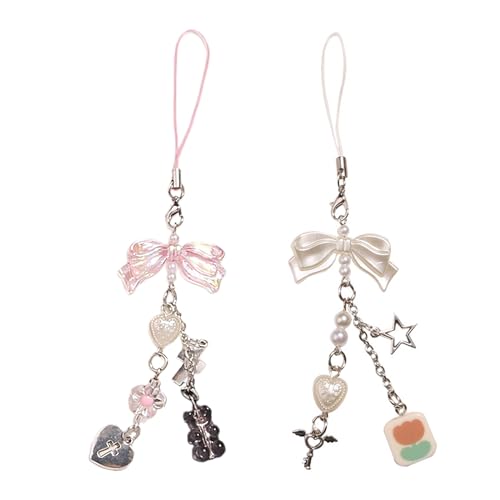 Fcnjsao Acryl Bowknot Telefonkette Handgefertigte Bowknot Keychain Süßes Telefon Anhänger Stylish Telefon Charme Geschenk Für Frauen Und Mädchen Fcnjsao Acryl Bowknot Telefonkette Handgefertigte Bowknot Keychain Süßes Telefon Anhänger Stylish Telefon Charme Geschenk Für Frauen Und Mädchen von Fcnjsao