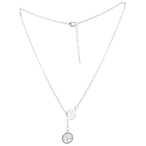 Fcnjsao Damen-Halskette, elegante Baum-Charm-Halskette, verstellbare Legierung, Schmuckherstellung, Bastelbedarf für handgefertigten Schmuck, Style 2, Metall Fcnjsao Damen-Halskette, elegante Baum-Charm-Halskette, verstellbare Legierung, Schmuckherstellung, Bastelbedarf für handgefertigten Schmuck, Style 2, Metall von Fcnjsao