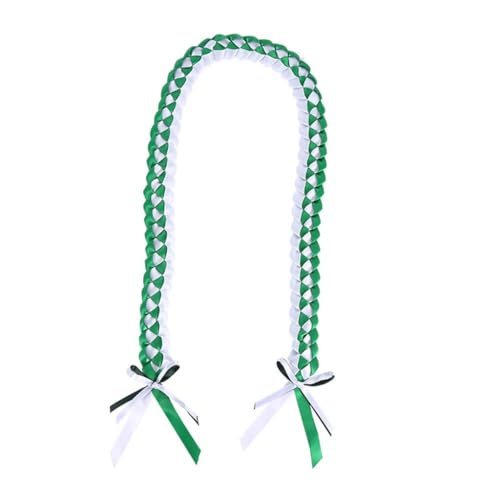 Fcnjsao Damen Halskette Abschluss Leis Elegant Graduation Ribbon Leis Graduation Honor Cords Geflochtenes Band Leis für Absolventen, Polyester-Gurtband Fcnjsao Damen Halskette Abschluss Leis Elegant Graduation Ribbon Leis Graduation Honor Cords Geflochtenes Band Leis für Absolventen, Polyester-Gurtband von Fcnjsao