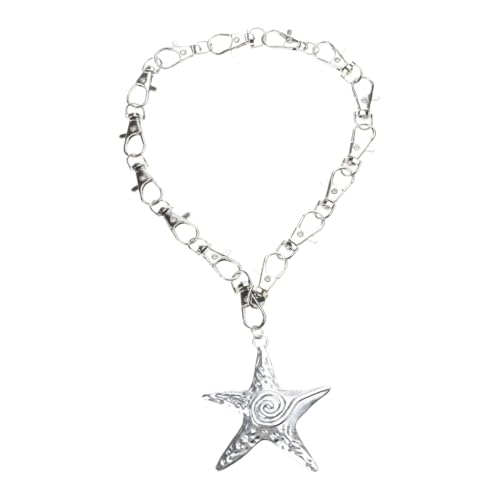 Fcnjsao Damen Halskette Verstellbar Herz Anhänger Halskette Elegant Choker Charm Modische Kette Geeignet für Mode Individuell, Metall von Fcnjsao