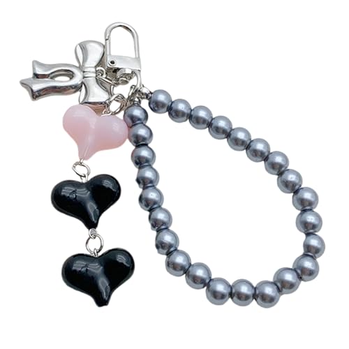 Fcnjsao Eleganter Bowknot Heart Schlüsselbund Mit Perlenringen Anhänger Stilvoller Schlüssel Schmücken Modisches Handy Und Geldbörse Dekoration Fcnjsao Eleganter Bowknot Heart Schlüsselbund Mit Perlenringen Anhänger Stilvoller Schlüssel Schmücken Modisches Handy Und Geldbörse Dekoration von Fcnjsao