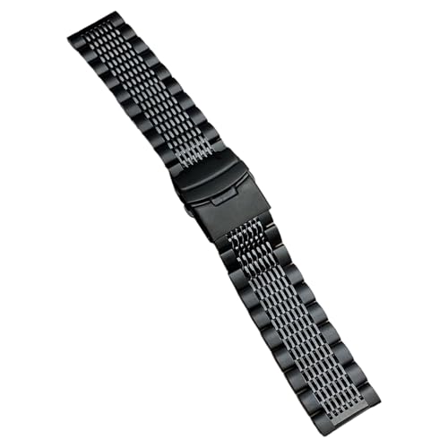 Fcnjsao Ersatz-Uhrenarmband aus Edelstahl, schweißfest, für 20/22/24 mm von Fcnjsao
