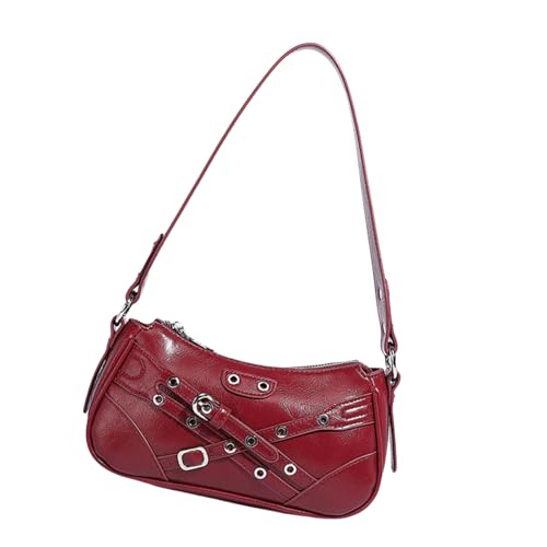 Fcnjsao Frauen Ästhetische Handtasche All Matching Unterarmtasche PU Leder Schulter Shopping Winter Achsel Für Arbeit Frauen Achselhaut Winter Handtasche PU Leder Schulter Top von Fcnjsao