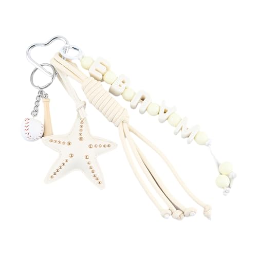 Fcnjsao Geflochtener Seilschlüsselkette Für Frauen Handtasche Charme Mode Stars Keychain Accessoires Valentinstag Geschenke Auto Schlüssel Ringe Geflochtene Seilbeutel Charme Für Handtaschen von Fcnjsao