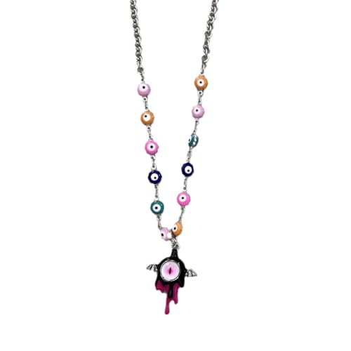 Fcnjsao Halsketten für Damen, Ohrstecker, Kette, Halskette, Ohrstecker, Party-Schmuck, Legierung, für Damen, Mädchen, Teenager, Necklace, Metall von Fcnjsao