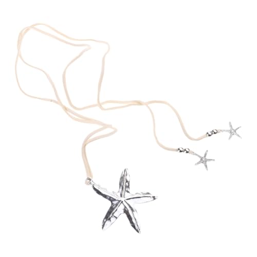 Fcnjsao Halsketten für Damen, kleiner Anhänger, Schlüsselbeinkette, modischer Choker, Lederseilkette, einfacher Schmuck von Fcnjsao