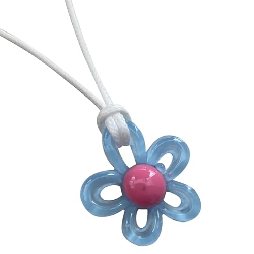 Fcnjsao Handgefertigte Halskette mit Rosen-Anhänger für Damen und Mädchen, Harz, Blume, Schlüsselbeinkette, einzigartiges Geschenk, Valentinstagsschmuck, Kunststoff Fcnjsao Handgefertigte Halskette mit Rosen-Anhänger für Damen und Mädchen, Harz, Blume, Schlüsselbeinkette, einzigartiges Geschenk, Valentinstagsschmuck, Kunststoff von Fcnjsao