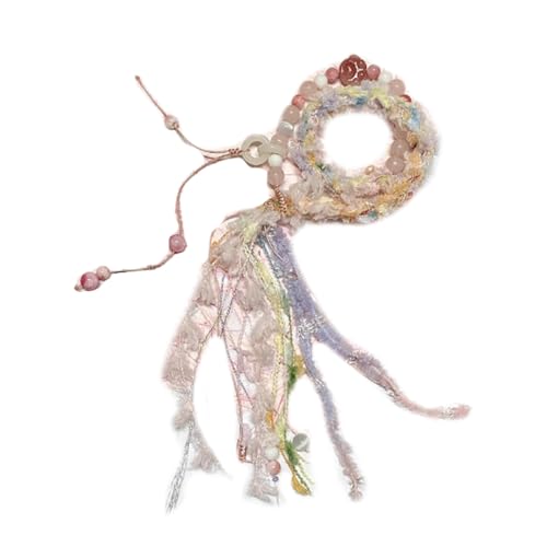 Fcnjsao Handgewebtes Seil, chinesische Handkette, doppellagig, Krallenarmband, ethnischer Schmuck für Frauen von Fcnjsao