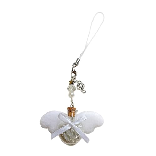 Fcnjsao Heart Phone Lanyard Stylish Telefon Charme Bowknot Telefon Verzierung Tasche Anhänger Geschenk Für Modebegeisterte von Fcnjsao