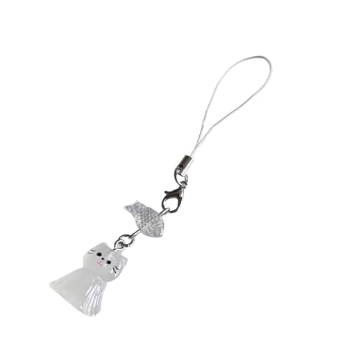 Fcnjsao Katze Und Fisch Mobile Kette Multifunktionales Telefonketten Mode Mobile Gurt Niedlichkeit Telefon Für Die Tägliche Party Nutzung von Fcnjsao