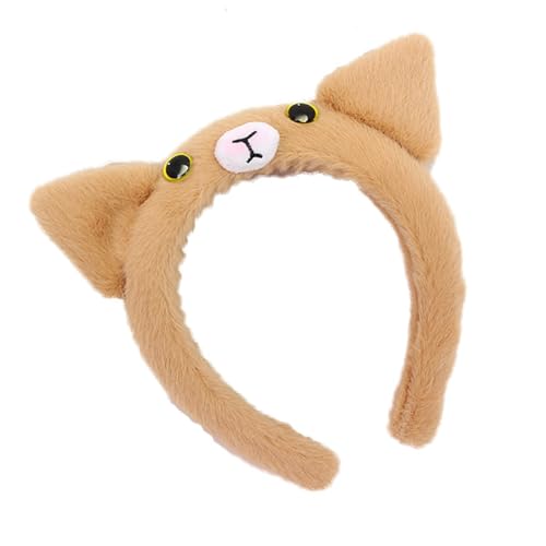 Fcnjsao Niedliches Katzen-Stirnband für Familientreffen, Cartoon-Plüsch-Haarreif, Frauen-Gesichtswäsche, Haarband, Cosplay, Party, Foto-Kopfbedeckung Fcnjsao Niedliches Katzen-Stirnband für Familientreffen, Cartoon-Plüsch-Haarreif, Frauen-Gesichtswäsche, Haarband, Cosplay, Party, Foto-Kopfbedeckung von Fcnjsao