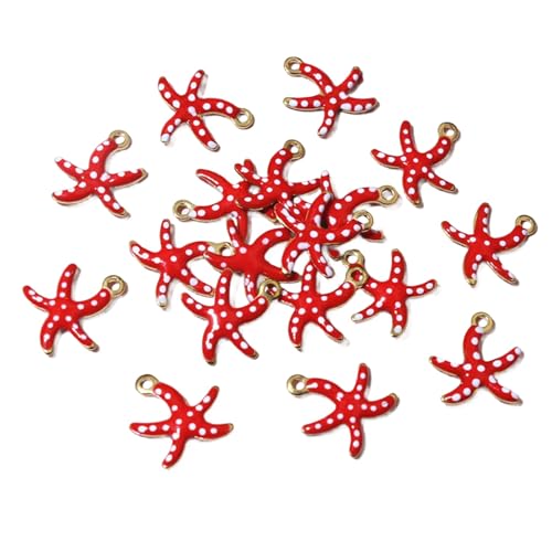 Fcnjsao Packung Von 20 Farbenfrohen Seestarfishes Ornaments Schmuckfund Modischen Charme Für Schlafzimmer Wohnzimmer Und Partydekoration von Fcnjsao