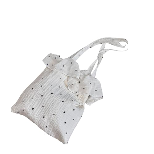 Fcnjsao Schüler Schooltasche Große Kapazität Schulter Gekräuselt Wellte Punkt Handtasche Einkauf Wiederverwendbarer Achselhöhlen Frauen Schulter Großer Kapazität Achsel Handtasche Pendeln von Fcnjsao