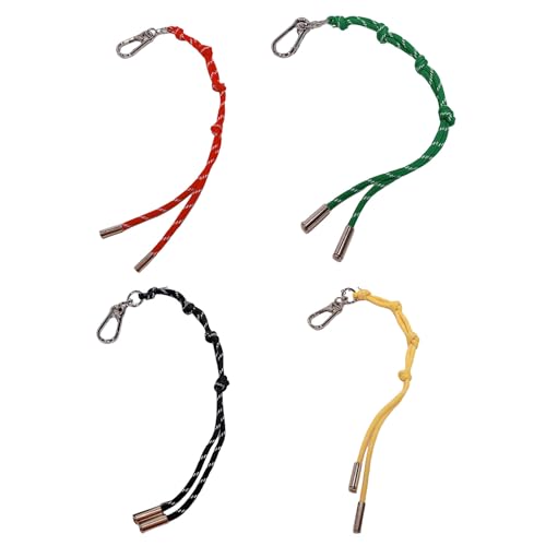 Fcnjsao Set Von 4 Tragbaren Schlüssel Clip Schlüsselketten Stylish Keyring Bequemer Wichtiger Zubehör Schulbag Anhänger Die Für Die Schlüsselbeutel Geeignet Sind von Fcnjsao