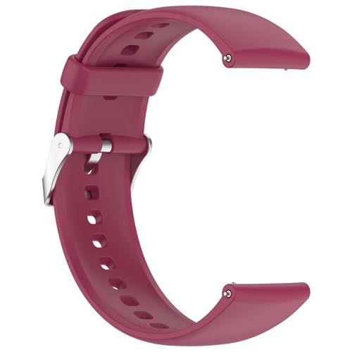 Fcnjsao Silikon-Armband, Unisex, Armband für Uhr, 22 mm, wasserabweisend, Ersatzarmband, einfache Installation Fcnjsao Silikon-Armband, Unisex, Armband für Uhr, 22 mm, wasserabweisend, Ersatzarmband, einfache Installation von Fcnjsao
