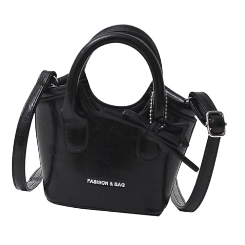Fcnjsao Trendy Damen Crossbody Tasche In Koreanischen Stilen Mit Verstellbarem Riemen Und Praktischer PU Schulter Geldbeutel Eimer Taschen Verstellbare Schultergurthandtasche von Fcnjsao