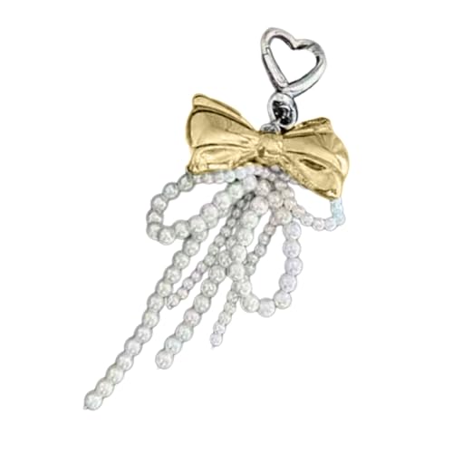 Fcnjsao Trendy Telefon Hängen Ornamente Modezubehör Mit Bowknot Designs Und Schmetterlingsdetail Robuste Legierungshandwerkskunst von Fcnjsao