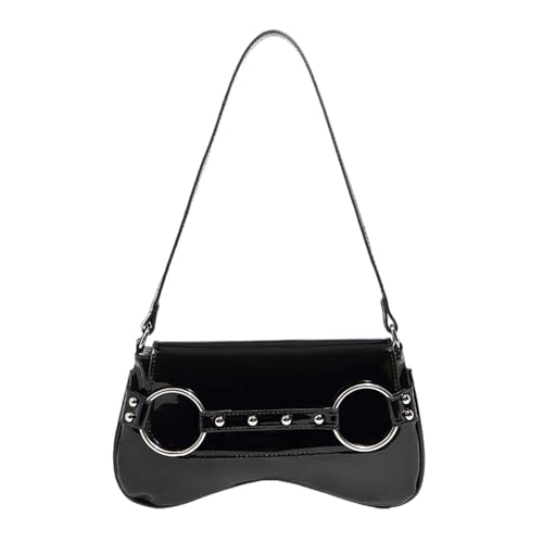 Fcnjsao Umhängetasche Für Frauen Trendige Abend Clutches Tasche PU Leder Unter Den Armvergutzern Slings Handtasche Dumpling Sättel Tasche von Fcnjsao