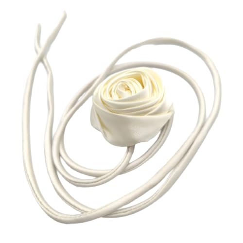 Fcnjsao Verstellbare Rosenhalskette, stilvolle Anhänger-Halskette, leichte Seil-Halskette, elegante Rosenband-Halskette, Stoff, Stoff Fcnjsao Verstellbare Rosenhalskette, stilvolle Anhänger-Halskette, leichte Seil-Halskette, elegante Rosenband-Halskette, Stoff, Stoff von Fcnjsao