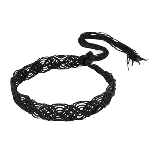 Frauen Dekorative Gewachste Seil Gürtel Fransen Gürtel Mädchen Kleid Zubehör Ethnischen Hüftgurt Weibliche Taille Ornament von Fcnjsao