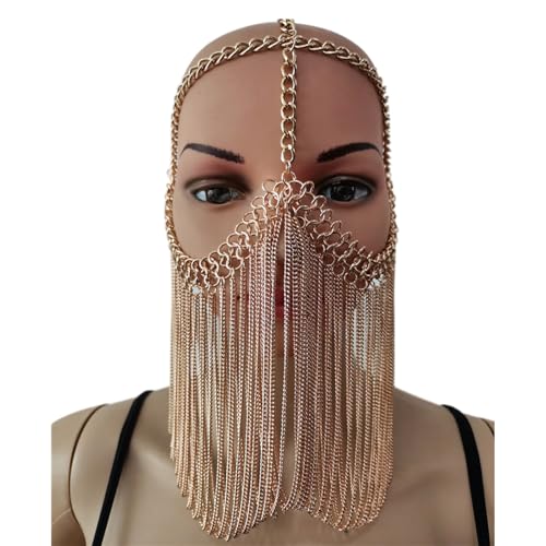 Funkelnde Quasten, Haarschmuck, Braut-Kopfschmuck, Party-Quasten, Kette, auffälliger Haarschmuck von Fcnjsao