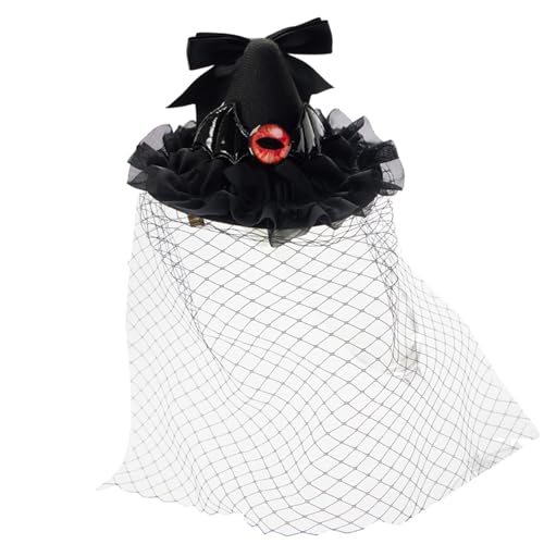 Gothic Eye & Veil Fascinator Haare Clip Für Mädchen Proms Haare Barrettes Für Teenager Erwachsene Bankette Hochzeit Haarnadel von Fcnjsao