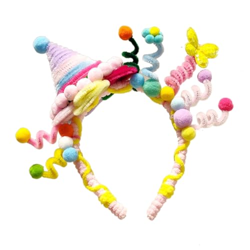 Handgefertigte Twist Geburtstags Stirnbänder Verstellbare Kopfbedeckung Festliche Baby Kopfbedeckung Für Damen Haarstyling Handgefertigte Twist Geburtstags Stirnbänder Verstellbare Kopfbedeckung Festliche Baby Kopfbedeckung Für Damen Haarstyling von Fcnjsao