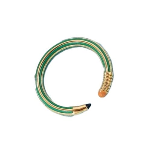 Innovative Bleistiftform Cartoon Ringe Modische Frauen Fingerband Handschmuck Für Tägliche Verwendung Unverwechselbarer Accessoires Innovative Bleistiftform Cartoon Ringe Modische Frauen Fingerband Handschmuck Für Tägliche Verwendung Unverwechselbarer Accessoires von Fcnjsao