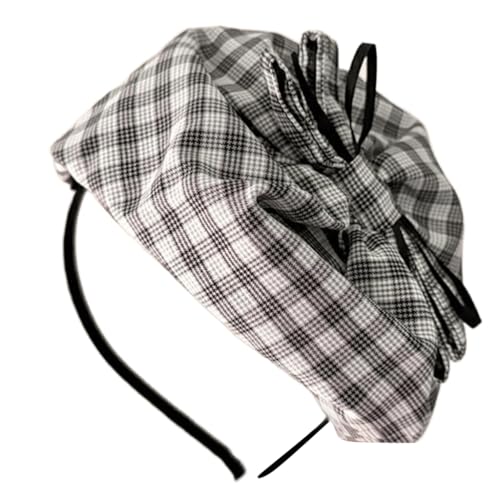 Karierter Haarreifen Mit Schleife Für Damen Eleganter Französischer Stirnband Rutschfester Fascinator Haarabdeckung Haarband Für Formelle Anlässe Karierter Haarreifen Mit Schleife Für Damen Eleganter Französischer Stirnband Rutschfester Fascinator Haarabdeckung Haarband Für Formelle Anlässe von Fcnjsao