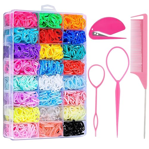 Kleine Haarbänder Set Mit Und Essentielle Styling Werkzeuge Haarzubehör Für Schüler Baby Girls Und Kleinkind von Fcnjsao