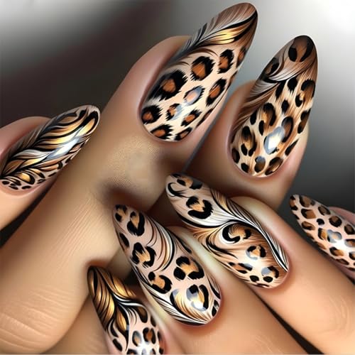 Langstile Mandelform Presse Nägeln Für Frauen Und Mädchen 24PCs Falsche Nägel Kleben Auf Nägel Manikürezubehör Eleganter Nagel Langstile Mandelform Presse Nägeln Für Frauen Und Mädchen 24PCs Falsche Nägel Kleben Auf Nägel Manikürezubehör Eleganter Nagel von Fcnjsao