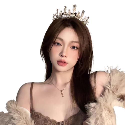 Legierung Prinzessinnen Kronen mit Strass Haarteile Leicht Und Praktisch Kopfbedeckung Für Kinder Und Erwachsene von Fcnjsao