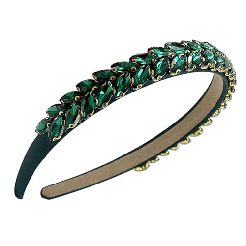 Luxuriöser Kristall Besetztes Stirnband Für Frauen Und Mädchen Hoher Schädel Verleihen Abendkleidern Und Alltäglichen Outfits Eleganzen. von Fcnjsao
