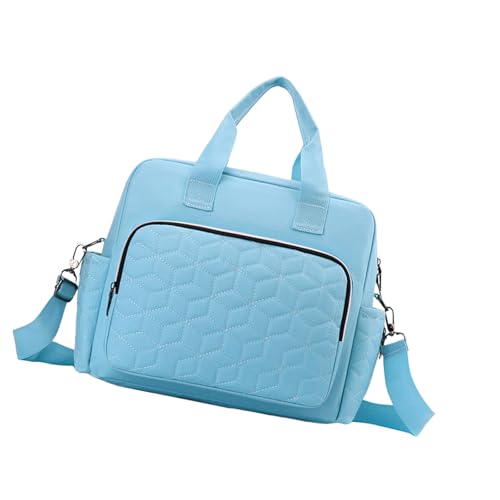 Modische Baby-Wickeltasche mit reichlich Innenausstattung und leicht zu tragenden Schultergurten, funktionelle Mutterschaft für Mutter, Neugeborene, Mutterschaft, himmelblau von Fcnjsao