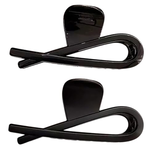 Modische Breite Haare Barrettes Einzigartige Braune Klemme Haarnadelhaarclips Stylish Wide Hair Accessoire Freizeitgebrauch von Fcnjsao