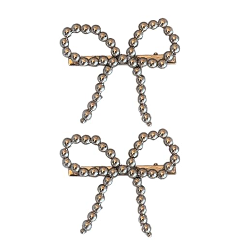 Modische Haarclip Accessoire Perlen Bowknot Haarnadel Kinder Barrette Einzigartige Haarclip Für Partys Hochzeiten von Fcnjsao