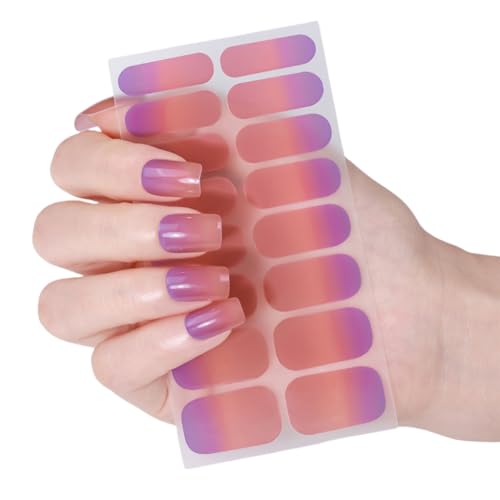 Nagellack Aufkleber Katzenaugen Gele Nagelstreifen Nagellack Wraps Glitzernde Gele Nagelaufkleber Maniküre Aufkleber von Fcnjsao