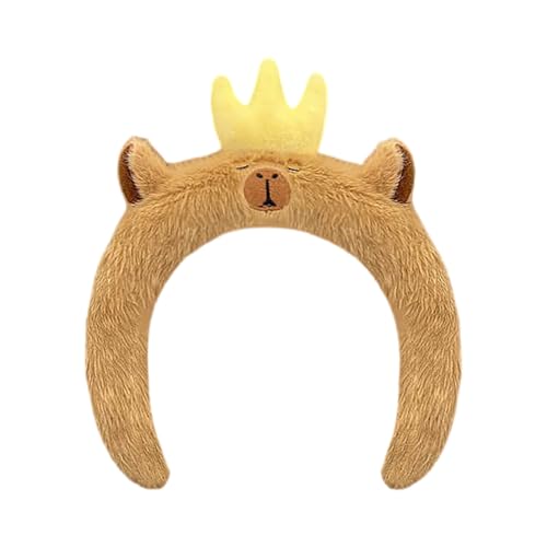 Pelziges Tierhaarband Für Gesicht Waschen Musikfestival Stirnband Plüsch Tierhaarhoop Freund Geting Party Kopfstück von Fcnjsao