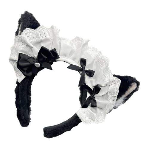 Plüsch Und Band Kopfbedeckung Süßes Bogenknoten Stirnband Bequemer Tragen Von Bogenknoten Charme Kopfstücke Requisiten Für Verschiedene Anlässe von Fcnjsao