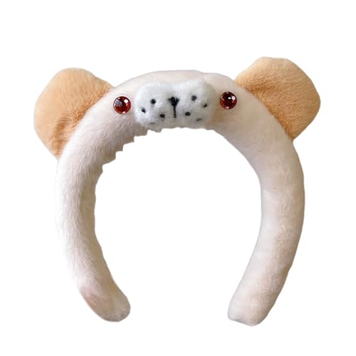 Plüschtierhaarband Für Frauen Mädchen Gesicht Waschen Stirnband Musikfestival Kopfbedeckung Party von Fcnjsao