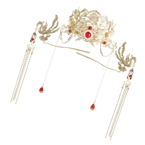 Schöne Chinesische Stile Phoenixes Kronen Braut Kopfstück Mit Fließenden Quasten Für Hochzeiten Und Besondere Zeremonien Schöne Chinesische Stile Phoenixes Kronen Braut Kopfstück Mit Fließenden Quasten Für Hochzeiten Und Besondere Zeremonien von Fcnjsao
