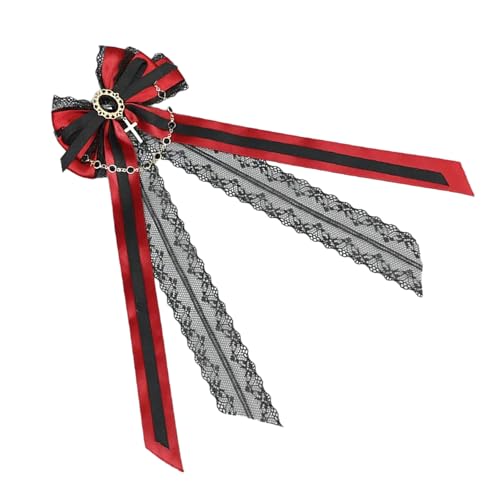 Spitze Bowknot Hairhoop Kopfbedeckung Für Frauen Teenager 2000er Subkulturen Barrette Spitzen Haarbögen Neuheit Haare Forming Accessoires von Fcnjsao