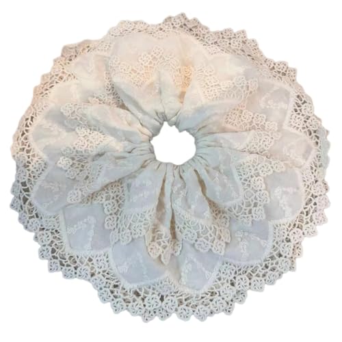 Spitzen Haargummis Für Frauen Hochsteckfrisuren Elastische Haarschlaufen Ästhetische Haargummis Haargummi Pferdeschwanz Haarhalter von Fcnjsao