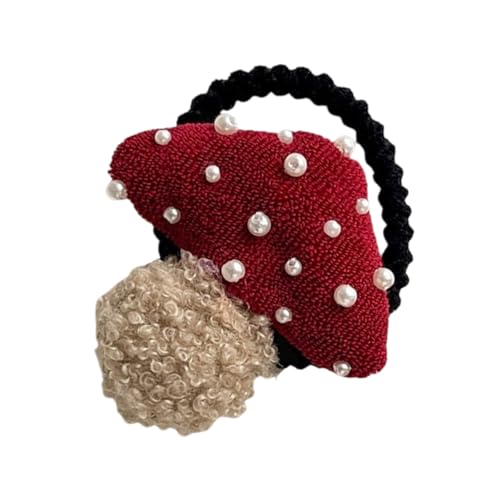 Stätte Pilz Hair Clip Schönes Band Hair Clip Perlen Haarnadeln Barrettes Girls Haarnadeln 2000er Jahre Trend von Fcnjsao