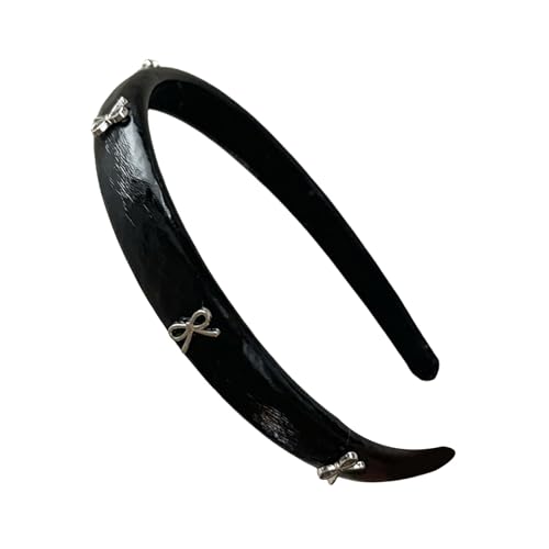 Stilvolle Haarreifen Kopfbedeckung Nietenschleifen Balletcore Kopfbedeckung Metallischer Haarreifen Elegantes Schleife Stirnband Foto Requisiten Stilvolle Haarreifen Kopfbedeckung Nietenschleifen Balletcore Kopfbedeckung Metallischer Haarreifen Elegantes Schleife Stirnband Foto Requisiten von Fcnjsao