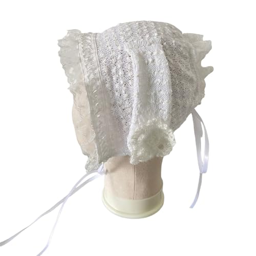 Stricker Spitzenkopfschal Für Frauen Girl Turban Bandanas Haare Dekore Stirnbänder Kaninchen Ohren Haarbandhut Elegantes Haarwagen von Fcnjsao